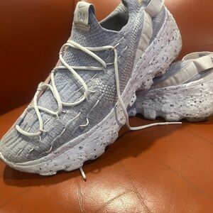 Nike Gray and White Athletic Shoes